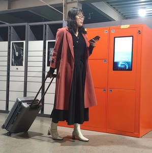 ホテル駅空港用屋外防水ヘビーデューティー荷物収納ロッカー電子荷物ロッカーシステム - Product Image 6