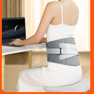 Ceinture de Massage Électrique de Soutien Lombaire Chauffante avec Vibration pour Traitement du Nerf Sciatique et Soulagement de la Douleur Dorsale - Product Image 2