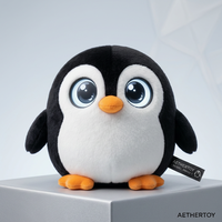 Peluche électronique IA Pingouin Mignon, Recharge USB-C Rapide, Batterie Longue Durée, Recherche Web Multilingue, Faible MOQ, OEM ODM Disponibles