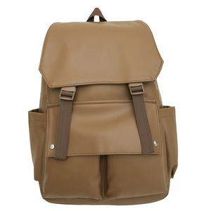 2025 nouveau grand sac à dos de sport décontracté pour hommes femmes Style coréen japonais couleur unie neutre avec moto couverture épaule - Product Image 2