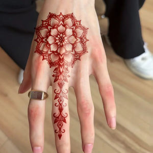 <span class=keywords><strong>Tatuajes</strong></span> Temporales de Henna Coloridos, Adhesivos con Diseños Geométricos y Étnicos, Resistentes al Agua, Adecuados <span class=keywords><strong>para</strong></span> la Parte Posterior de la Mano y la <span class=keywords><strong>Muñeca</strong></span> - Product Image 3