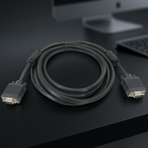 สาย VGA 5 เมตร แกนเฟอร์ไรต์ 3+9c ขั้วต่อเสียง/วิดีโอ 15 พิน - Product Image 3