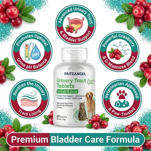 أقراص ممتازة لدعم المسالك البولية للحيوانات الأليفة بالكرانبيري والدي-مانوز لدعم المثانة للقطط والكلاب، تصنيع خاص (OEM) بعلامة تجارية خاصة - Product Image 1