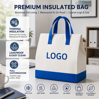 Sac de courses réutilisable en non-tissé imperméable avec logo personnalisé, poignée renforcée en PP laminé, sac de courses robuste
