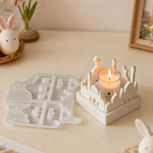 Ensemble <span class=keywords><strong>de</strong></span> porte-bougie <span class=keywords><strong>de</strong></span> style européen pour la décoration <span class=keywords><strong>de</strong></span> la maison, du salon, <span class=keywords><strong>de</strong></span> l'aromathérapie, cadeau <span class=keywords><strong>de</strong></span> Pâques, <span class=keywords><strong>de</strong></span> l'Aïd al-Fitr, <span class=keywords><strong>de</strong></span> la fête du Ramadan - Product Image 3