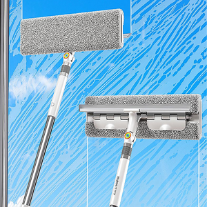 Joybos giá rẻ Microfibre vải cửa sổ sạch hơn dài xử lý chuyên nghiệp đa sử dụng Xoay squeegee kính cửa sổ làm sạch gạt nước - Product Image 2