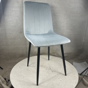 Sedia <span class=keywords><strong>da</strong></span> Ufficio Moderna Nordica a Prezzo Conveniente, con Gambe in Metallo Stabile, Sedia <span class=keywords><strong>da</strong></span> Pranzo in Velluto per <span class=keywords><strong>Casa</strong></span> e Hotel - Product Image 4