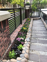 Precios de Cercas de Aluminio para Jardín, Postes de Aluminio, Paneles de Cercas de WPC, Cercas de Aluminio con Privacidad y Listones Horizontales