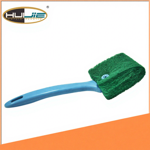 Cepillos de Limpieza Rectangulares de Doble Cara Multifuncionales de Plástico Azul para Ollas y Platos, Venta al por Mayor de Fábrica - Product Image 1