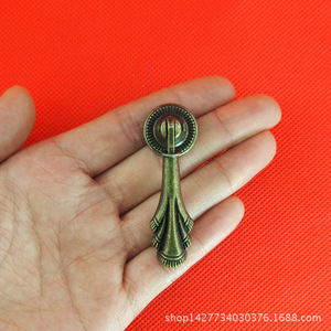 Tirador de Muebles en Forma de Tulipán de 57 mm, Tirador de Cajón de Aleación de Zinc, Estilo Tradicional, Duradero - Product Image 3