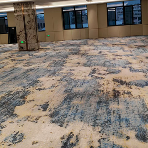 Tùy Chỉnh Sang Trọng Thương Mại Axminster 80% Len 20% Nylon Máy Làm Tufted Cắt Đống Im Lặng Chống-Trượt Thảm Cho Sòng Bạc - Product Image 4