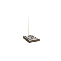 Plateau carré de divination OEM/ODM personnalisé en céramique, brûleur d'encens portable en céramique pour la sorcellerie et la décoration de tarot