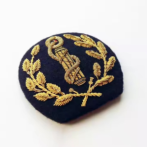 Insignias de Hilo Metálico Bordadas de Moda de Calidad Premium, Parches de Hilo Metálico Bordados a Mano Personalizados de Primera Calidad, Insignias de Moda de Hilo Metálico - Product Image 3
