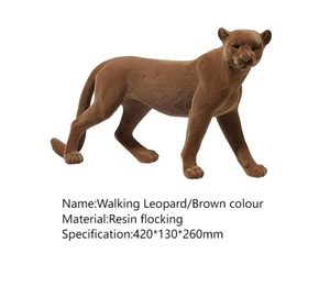 Los Fabricantes Ofrecen Decoraciones Suaves para Escritorio, Esculturas de Animales, Leopardo, Adornos para Decoración del Hogar - Product Image 6