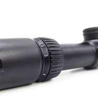 Bravo Compact 1-4x24 SFP LPVO Optique de chasse optique tactique portée de vue pour la chasse avec réticule en verre d'éclairage rouge