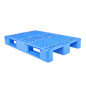 Paleta de plástico de una cara de 3 corredores de 1200x1000mm, gran oferta de paletas europeas ligeras para exportación y logística - Product Image 1