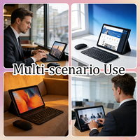 Tablet Baru YPORANGE 10.1" 2-in-1 Octa Core MTK Android 12 1280x800 IPS 3GB RAM 64GB ROM WiFi 5G USB-C Keyboard Bisnis