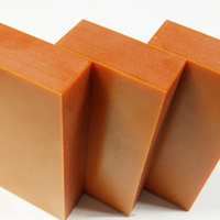 Plaque de bakélite orange 3021, feuille stratifiée en papier phénolique pour isolation électrique, découpe CNC