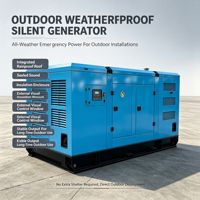 Générateur diesel silencieux ultra-compact pour usage domestique 10 kVA 20 kVA