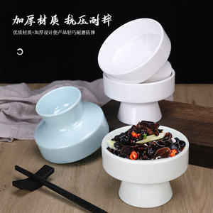 Cuencos creativos para platos fríos y aperitivos, cuencos con base, vajilla de melamina, cuencos para hot pot, cuencos para brotes de frijol y platos vegetarianos, y - Product Image 4