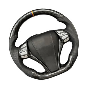 Volante de cuero perforado de fibra de carbono personalizado para recoger Tru CK Na Va Ra <span class=keywords><strong>Np</strong></span> <span class=keywords><strong>300</strong></span> 2023 - Product Image 3