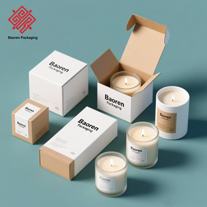 BAoren กล่องบรรจุน้ำหอมทรงสี่เหลี่ยมคางหมูพิมพ์ UV สี่สีบอร์ดสีเทาแข็งรีไซเคิลได้เป็นมิตรกับสิ่งแวดล้อม - Product Image 5