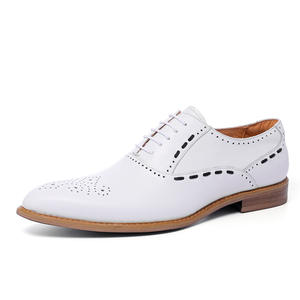Zapatos Derby para Hombre, Estilo 2026, Punta Redonda, Zapatos de Cóctel a la Moda, Diseño a Cuadros, Personalizados, Venta al Por Mayor - Product Image 4