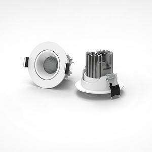 Réflecteur 15 24 38 degrés 7W 12W 24.5W Cob hôtel <span class=keywords><strong>plafond</strong></span> encastré réglable Cob rond Led éclairage fabricant Spot - Product Image 2