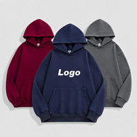 Sweat-shirts personnalisés pour hommes avec logo, haute qualité, 480G, imprimés, style pull-over en molleton français, vente en gros
