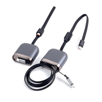 Câble USB-C rétractable en nylon 240W PD à charge rapide, neuf, pour ordinateurs portables, tablettes, téléphones, écouteurs - Conception à tirage unique