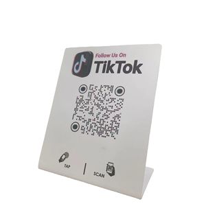 Ng 213/215/216 tùy chỉnh PVC Google xem xét thẻ đứng phương tiện truyền thông xã hội xem xét NFC Menu hiển thị đứng - Product Image 5