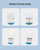 Haut-parleur Bluetooth avec goutte d'eau dansant dans l'eau, haut-parleur musical avec caisson de basses, haut-parleurs amusants, cadeau amusant, prend en charge la carte TF, basses stéréo
