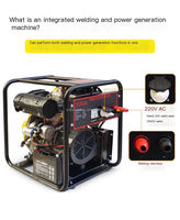 Équipement de soudage à essence de générateur de soudeuse de bâton de vente chaude 5kW