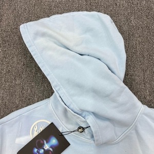 Sweat à capuche en molleton épais personnalisé, style délavé, de haute qualité, vente en gros, avec cordon de serrage, effet délavé - Product Image 3