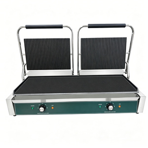 Forno de Grelha Robusto para Bifes com Bandeja de Óleo e Alça Antiescaldante para Restaurantes, Uso Doméstico e Preparo de Brunch - Product Image 1