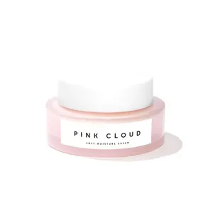 Marque privée Vente en gros Logo personnalisé 30ML Crème hydratante douce et apaisante pour la peau Crème pour le visage à la gelée de nuage rose