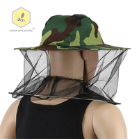 Herramientas de apicultura, gorros para apicultores, gorros para insectos, mosquitos, equipo de apicultura de algodón, sombrero con velo