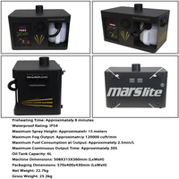 Machine à fumée verticale colorée 3400W, réservoir de 6L de liquide de fumée colorée pour révélation du sexe, fête, baby shower, scène