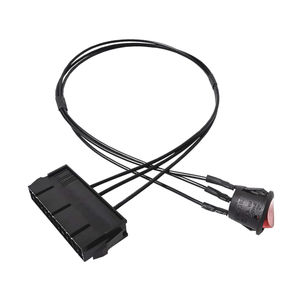 Probador de arranque de fuente de alimentación de PC ATX PSU de 24 Pines, línea de conexión de cable de puente de arranque con interruptor de encendido/apagado con luz indicadora - Product Image 6