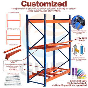 Hệ thống kệ pallet công nghiệp 5 tầng chịu lực cao tùy chỉnh, kệ kho bằng thép, kệ kim loại, kệ công nghiệp - Product Image 4