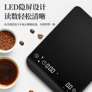 เครื่องชั่งกาแฟแบบชาร์จไฟได้ 3 กก. หน้าจอดิจิตอล ความแม่นยำ 0.1 กรัม พร้อมตัวตั้งเวลา ชาร์จแบบ Type C ดีไซน์มินิมอล - Product Image 5