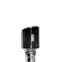 Système d'échappement complet en acier inoxydable HKS Performance Mitsubishi Triton Cat Back Exhaust Embout d'échappement en fibre de carbone Type silencieux