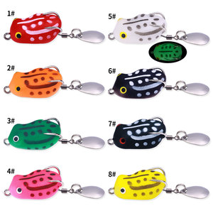 3cm 3.3g Wholesale Topwater Fly Fishing Artificial Bait Saltwater Insect Soft Lures Bass Fishing Frog Lures Spinner - Product Image 6