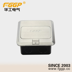 Boîte de prise de courant au sol en aluminium de type 2 international, escamotable, IP20 - Product Image 5
