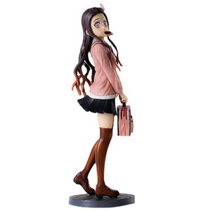 Giocattoli in resina PVC azione e giocattolo di alta qualità 29cm postura in piedi uniforme per studenti Demon slayer figure anime <span class=keywords><strong>Kamado</strong></span> <span class=keywords><strong>Nezuko</strong></span> - Product Image 1