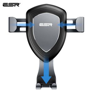 Support de téléphone portable pratique en alliage d'aluminium pour voiture, conçu pour fixer le téléphone sur la grille d'aération de la voiture, utilisation en extérieur - Product Image 5