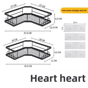 חם מכירה חמה מפינת נירוסטה מודרנית משולש ברזל אמנות אחסון חדר רחצה באגני כמות גדולה עבור שירותים - Product Image 5