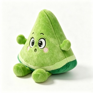 Peluche citron vert personnalisée, peluche tranche de citron vert, peluche fruit, peluche citron vert mignonne, peluche tranche d'agrumes - Product Image 1
