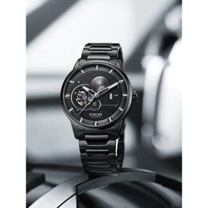 Montre mécanique automatique de luxe pour homme OEM NH38 avec mouvement japonais, bracelet en acier inoxydable étanche et logo personnalisé - Product Image 3