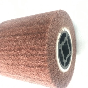 Roue de tréfilage abrasive non tissée de <span class=keywords><strong>Loct</strong></span> 100*100*19mm 100*120*19mm polissage d'acier inoxydable - Product Image 3